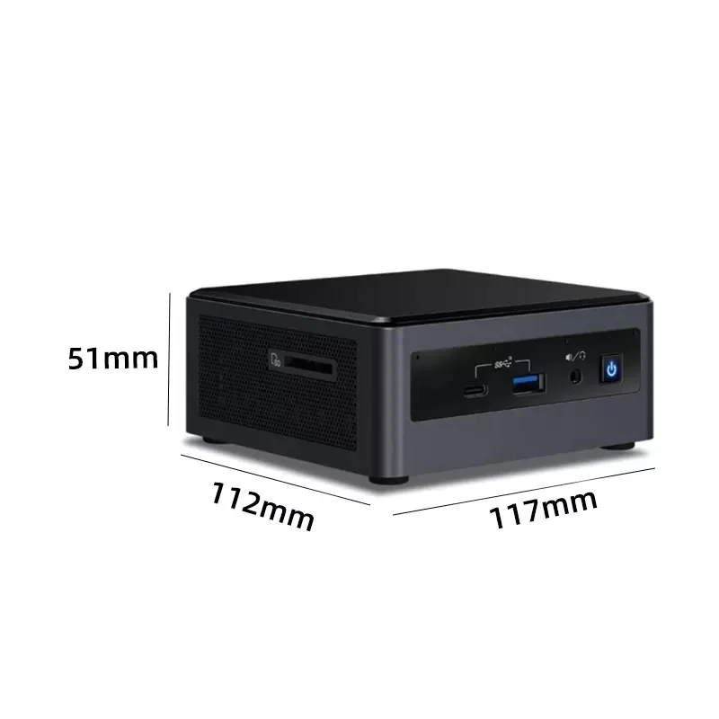 Intel NUC 10 Performance NUC10i3FNHN Barebone System Home Business Black Mini Desktop mini pc
