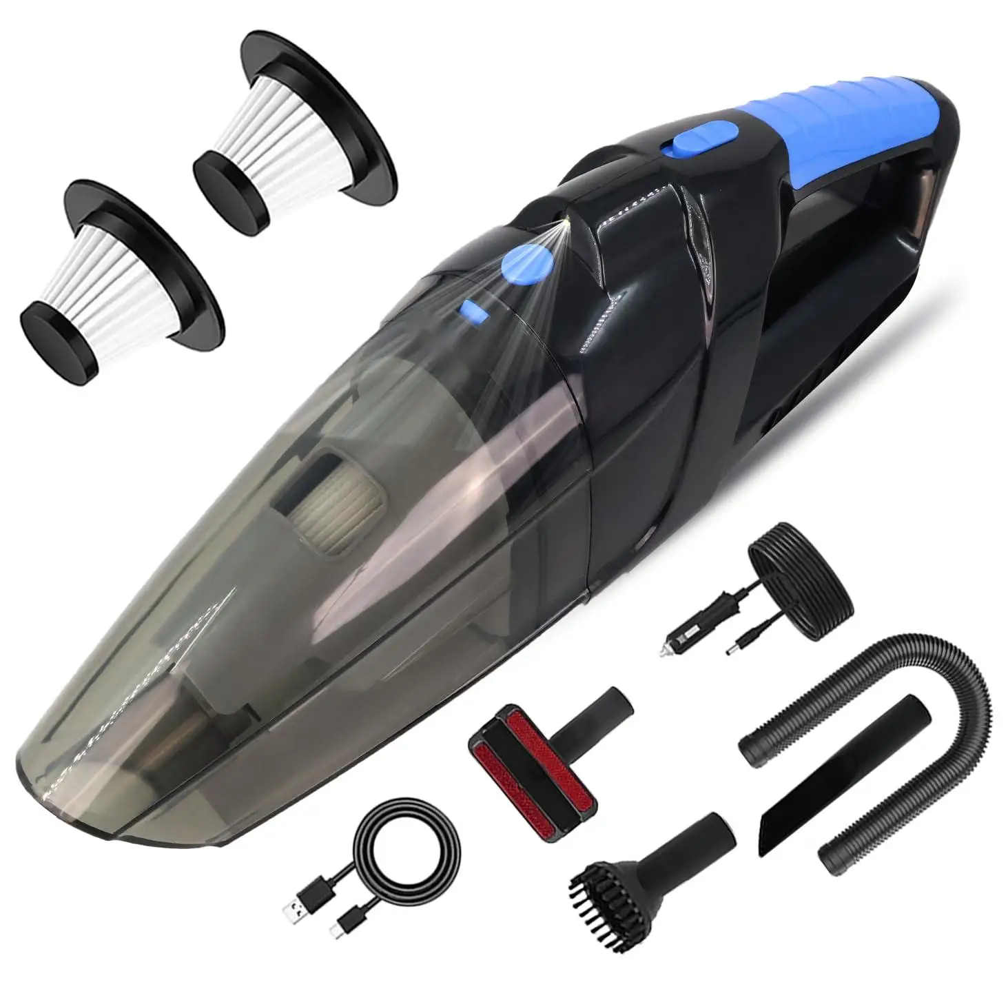 Handheld wireless wet and dry vacuum cleaner hand vacuum cleaner for car dust cleaning Brushed or Brushless Motor