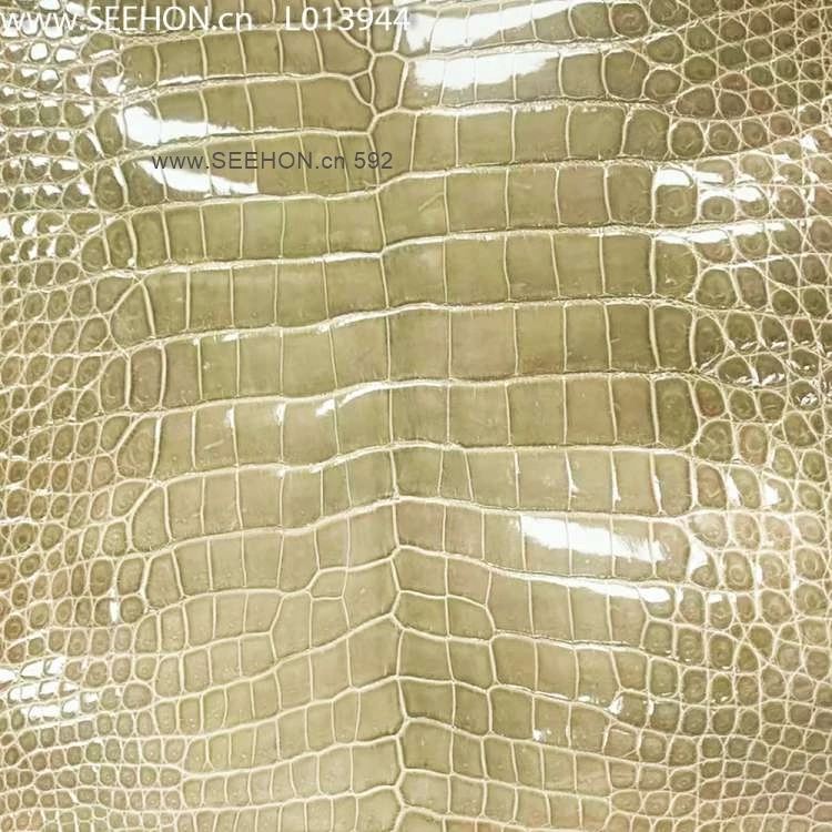 Beautiful crocodile skin appearance highquality chic leather style for handbags
