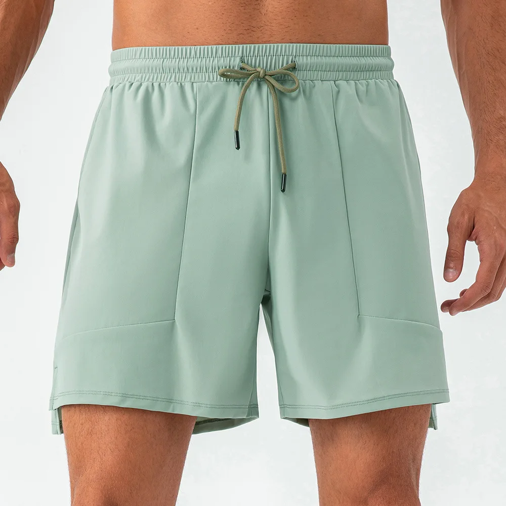 Custom Logo Men Gym Training Workout Casual Clothing Fitness Running Male Trunks Beachwear Sports Shorts With Pocket