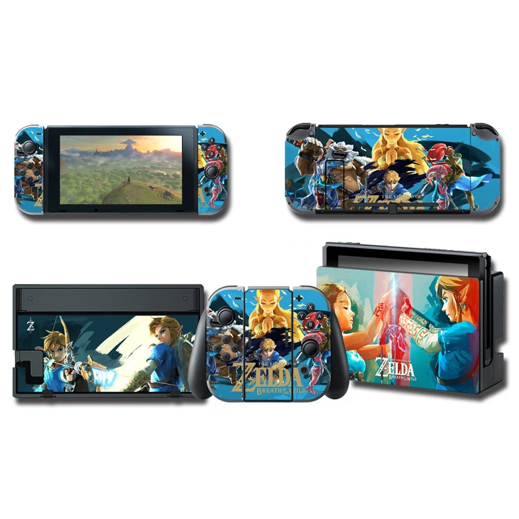 High Quality Profession The Legend of Zelda Breath of the Wild Skin Sticker For Nintendo Switch