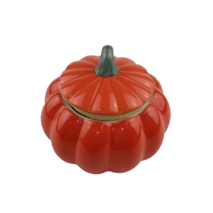 Pumpkin Ceramic Tea Caddy Moisture-proof Storage Tank Personalized Portable Small Sealed Can Snack Jar