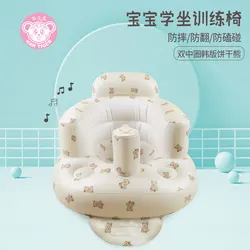 Изготовлено в Китае, завод-производитель, Надувное детское кресло, популярное детское обучающее кресло, пластиковое кресло с рисунком медведя