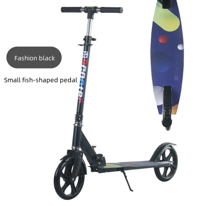 2023 New Ride on Toys Children Kids Baby Kick Scooter Foot Scooter with PU Wheel Max Body Anti Rocker Box Packing Nylon Rubber