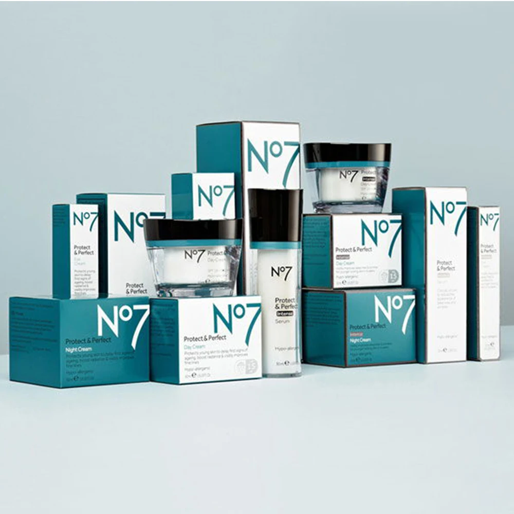 Custom Logo Printed Low MOQ Ivory Paper Folding Skin Lotion Cosmetic Packaging Paper Gift Box