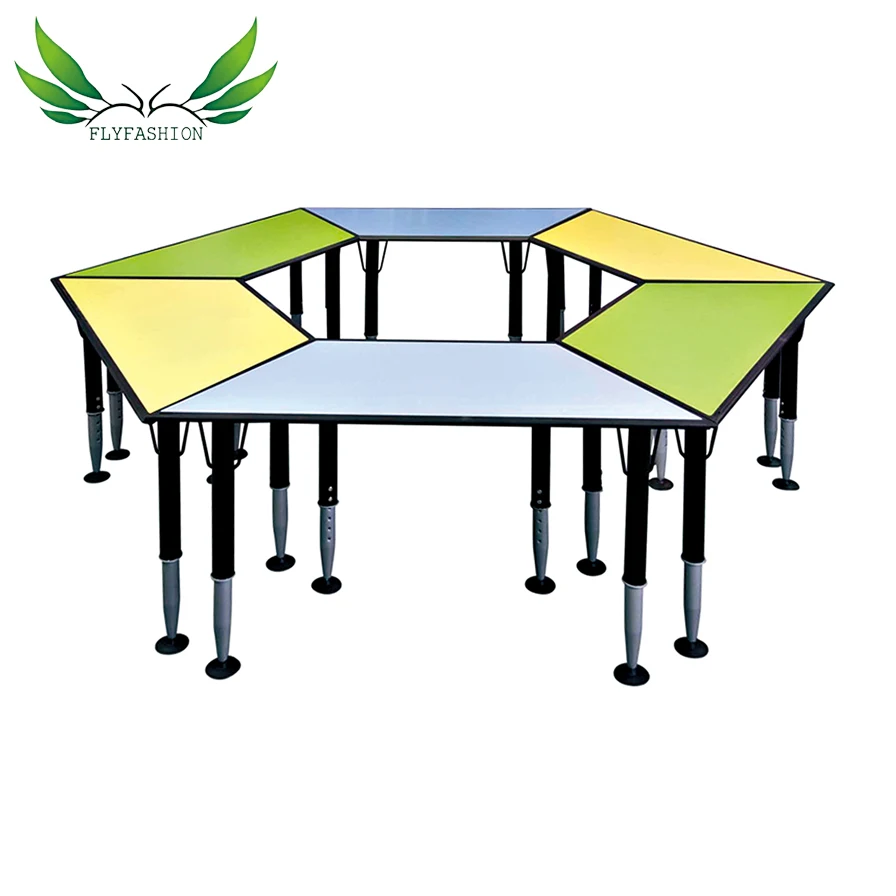 
High quality kindergarten furniture Kids study table for Nursery School 