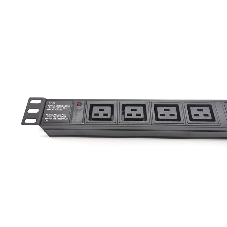 
Network Cabinet Socket 1U Black Switched Rack Mount Server Pdu 