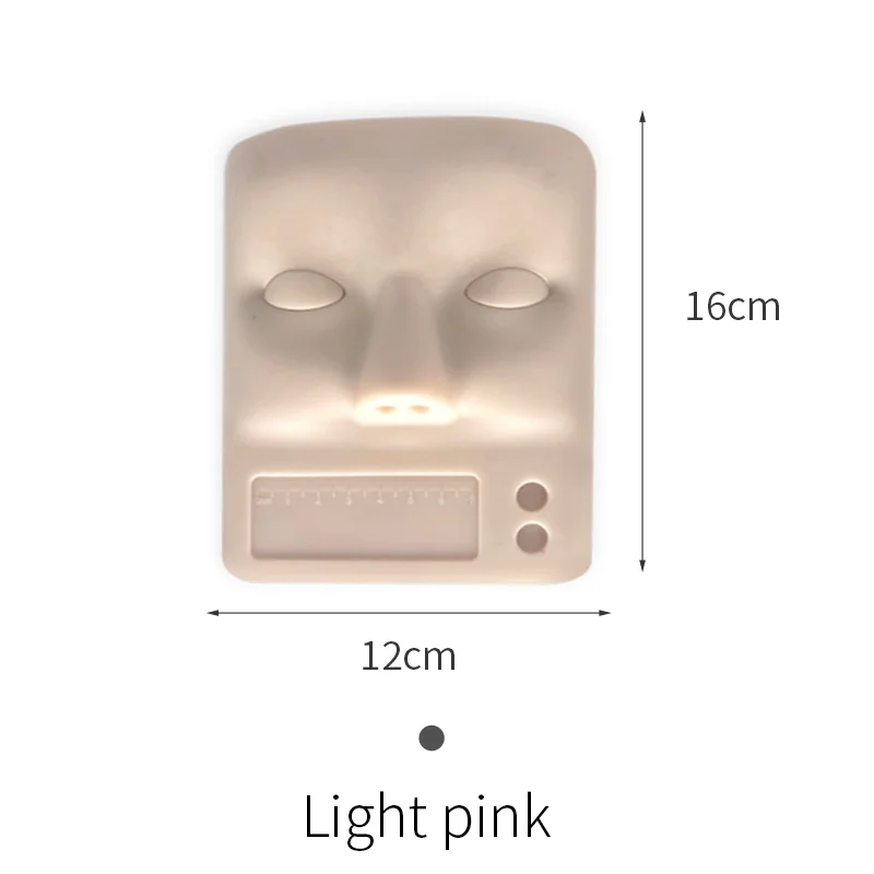 Silicone Reusable Replaced Eyelids Lash Tech Training Mannequin Display Head eyelash practice face