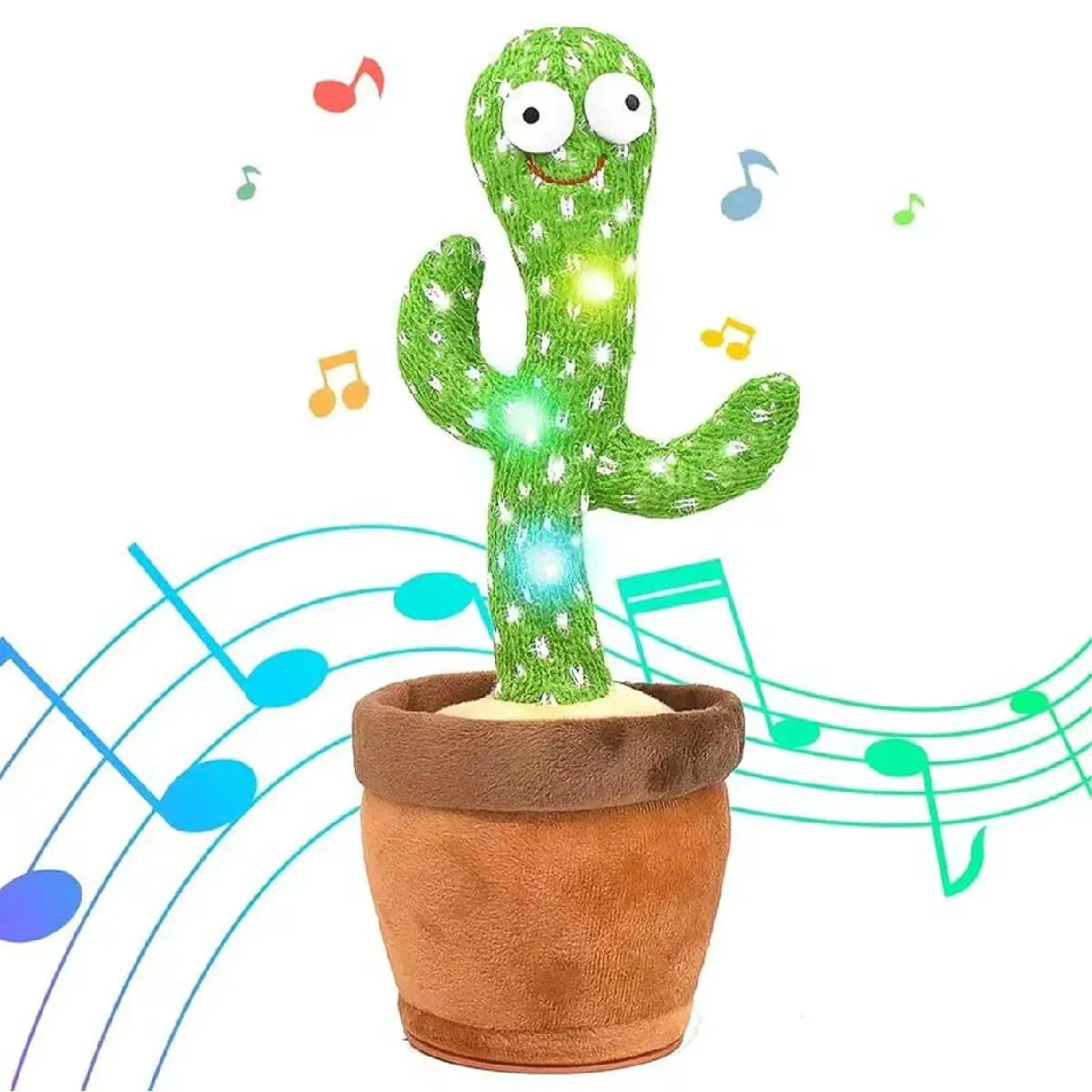 Hot Sale Rechargeable Electronic Cactus Plush Toy Talking Sing Dancing Cactus Toy for Kids and Baby Plant  Plush Toys