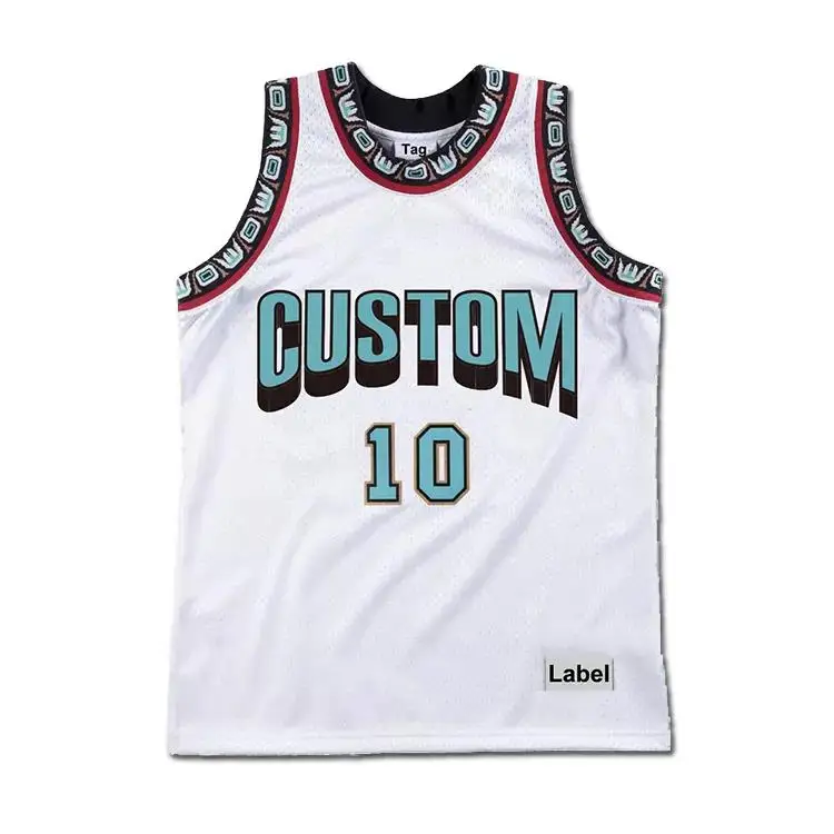 Wholesale Custom Sublimation High Quality Basketball Uniform Youth Latest Embroidery Mens Blank Basketball Jersey Design
