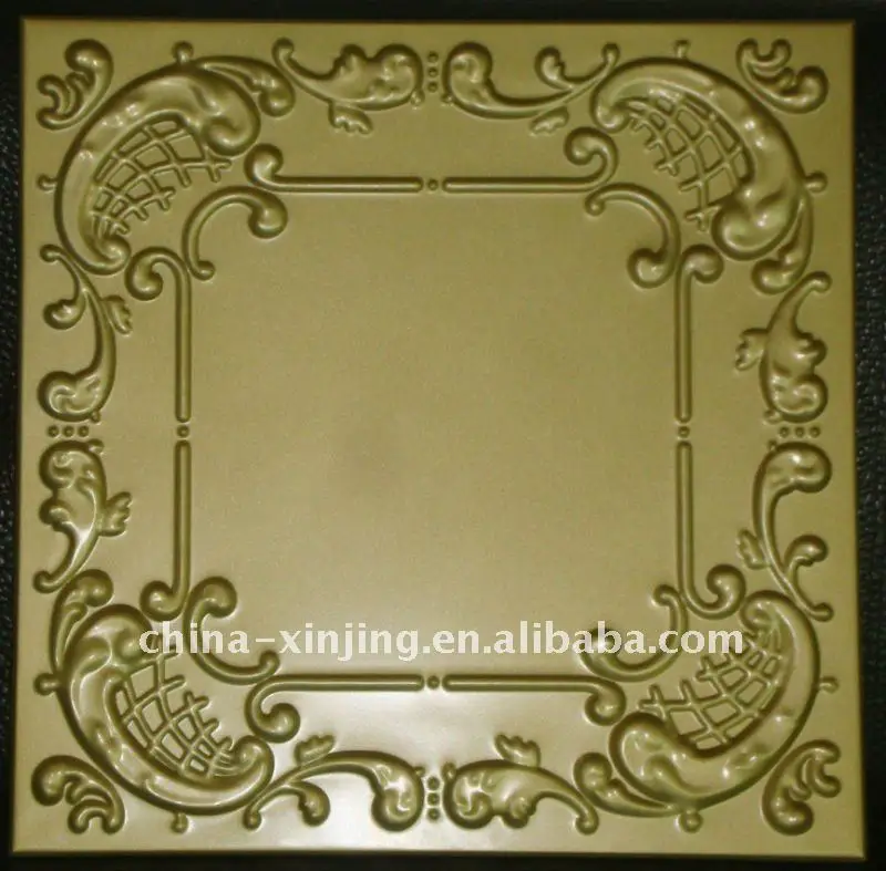 Lotus flower pattern metal ceiling/ Elegant decoration materials