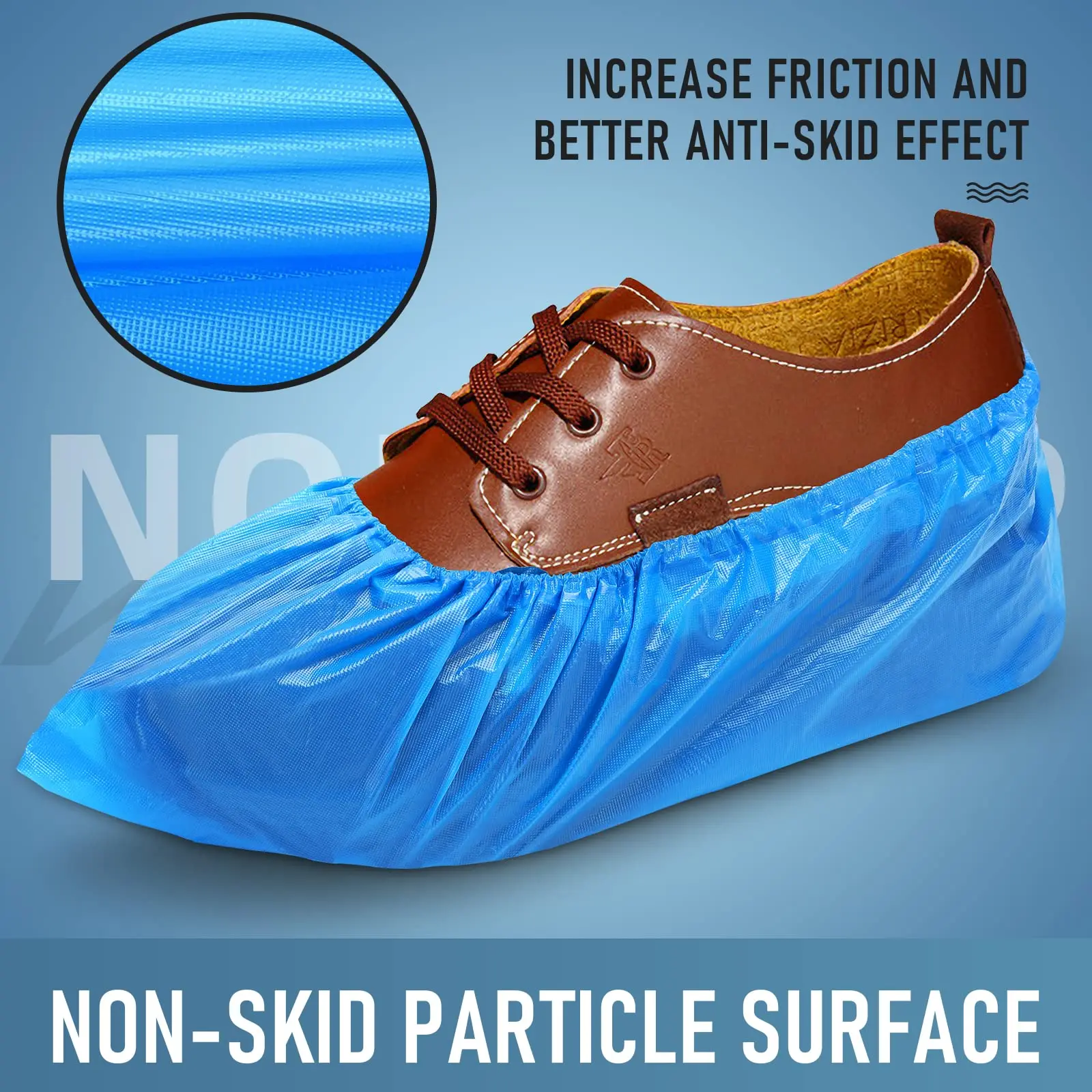 Wholesale Disposable Medical Shoe Cover Protective Pe Shoe Cover Plastic Shoe Cover