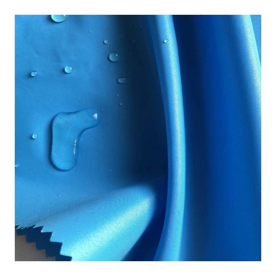 Super Shiny Lacquered Nylon Taffeta Fabric 40D Cire Waterproof Downproof PA66 Material Woven for Garments