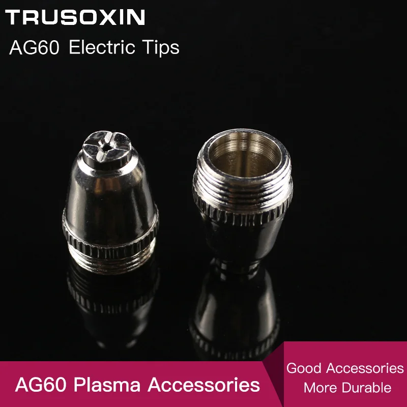 20PCS  Air Plasma Cutter AG-60 Cutting Torch/Gun Head Consumable For CUT40/50/60A Accessories Tips Electrodes