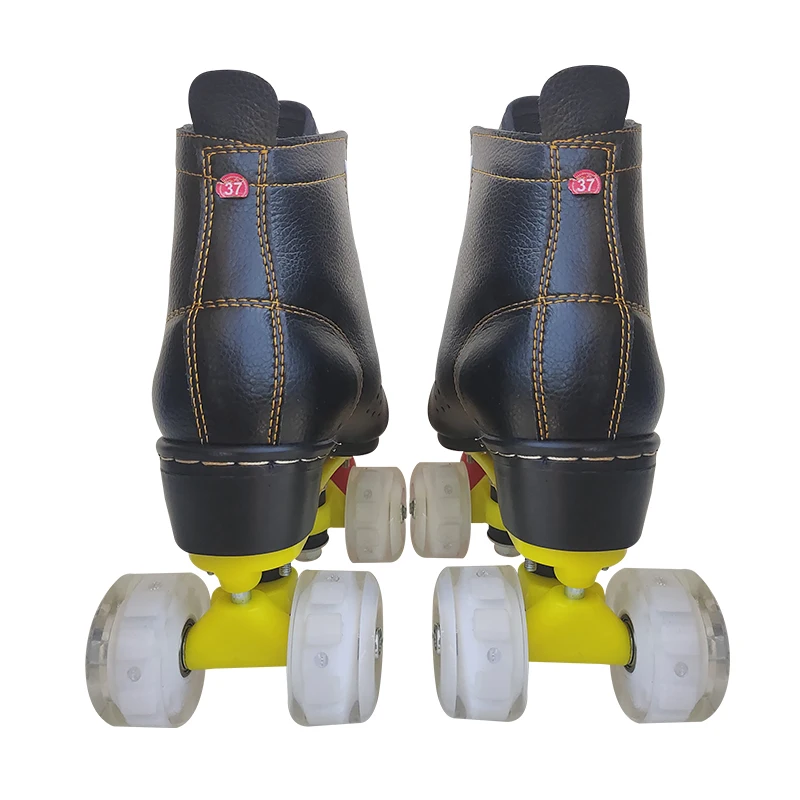 
Factory Sale Various Widely Used Microfiber Skate Ice Hockey Double Row Skates 