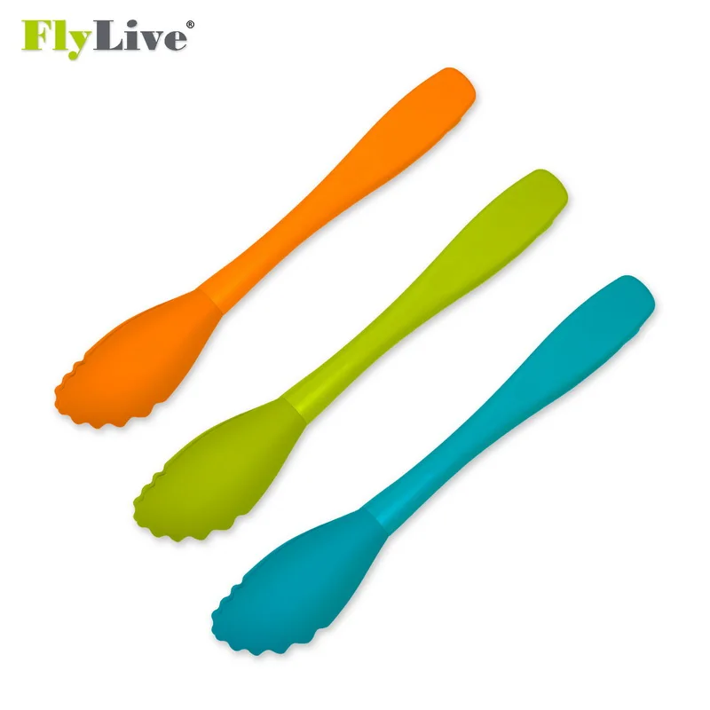
Premium silicone Kitchen Food Clamp Serving Tongs for Cooking 