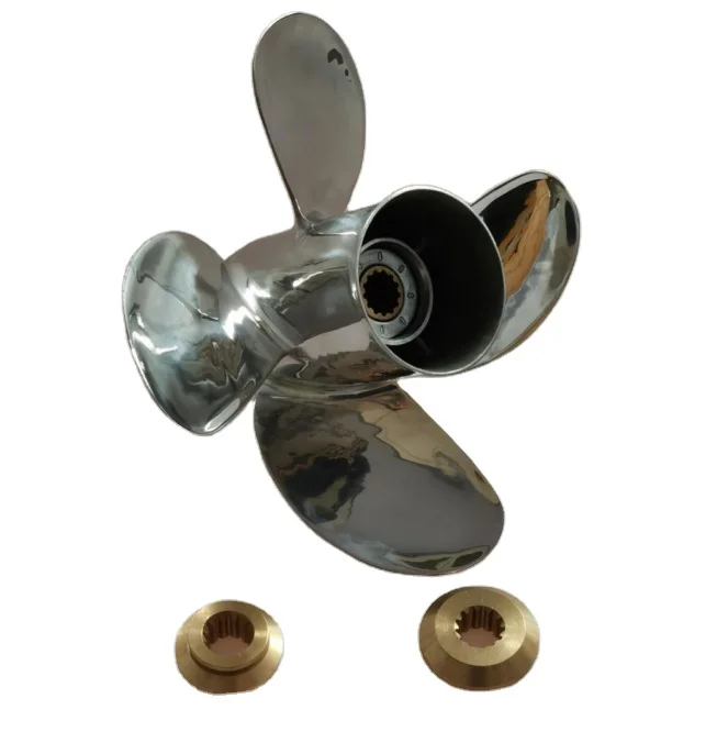 35-50HP  11.6X12  rc boat propel Matched  for TOHATSU&NISSAN  STAINLESS STEE OUTBOARD PROPELLER underwater Marine propeller