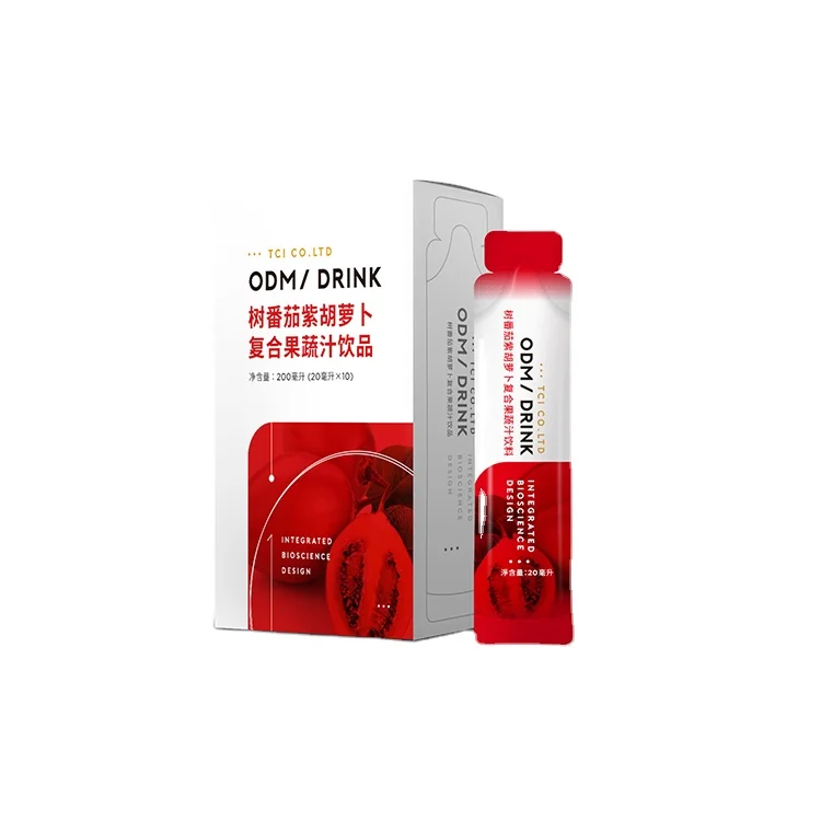 New Tamarillo Purple Carrot Veg-Mix Drink Against External Oxidative Stress Protect the Eye Healthy Supplement