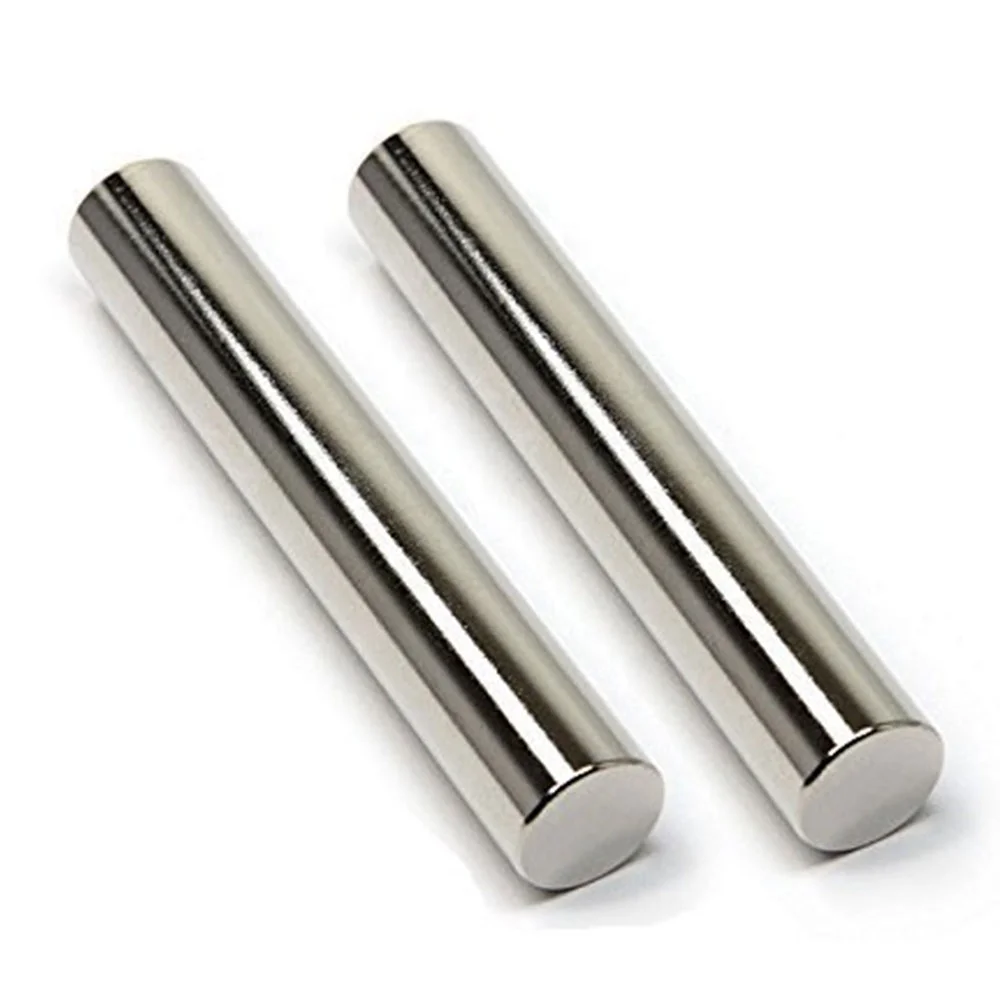 Strong Power Magnetised Cylinder Neodymium Magnet Sintered NdFeB Permanent Rod Bar Magnet N52