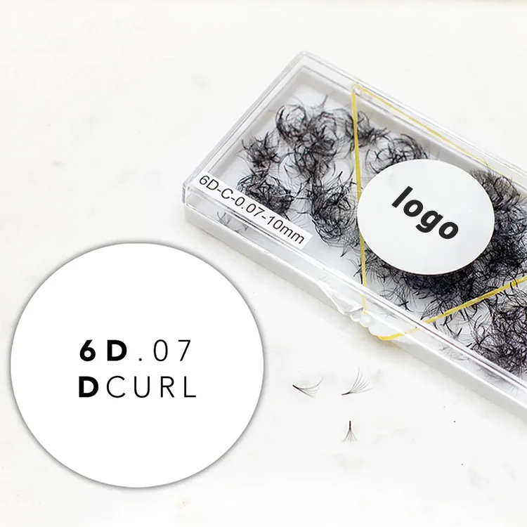 Yunhai Eyelash Extensions Pre Made Volume Fans 100 300 500 D Promade Lash Fans C Cc D L Loose Premade Fan Eyelash Extension