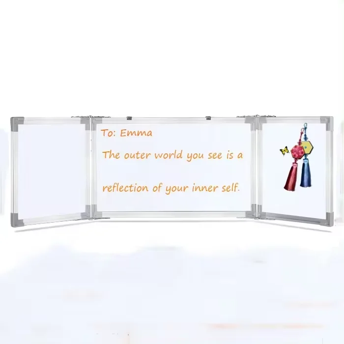 Sliding whiteboard School classroom using students sliding magnetic chalkboard