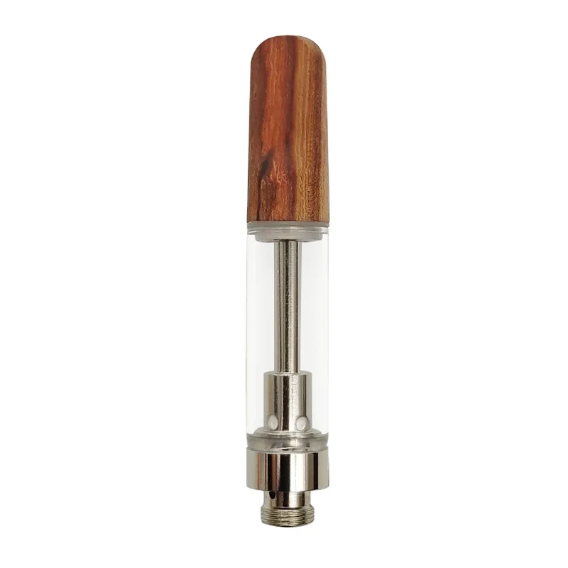 Empty atomizer ceramic coil vaporizer 510 cartridge wood tip vape tank no leak Thick Co2 Oil vapor