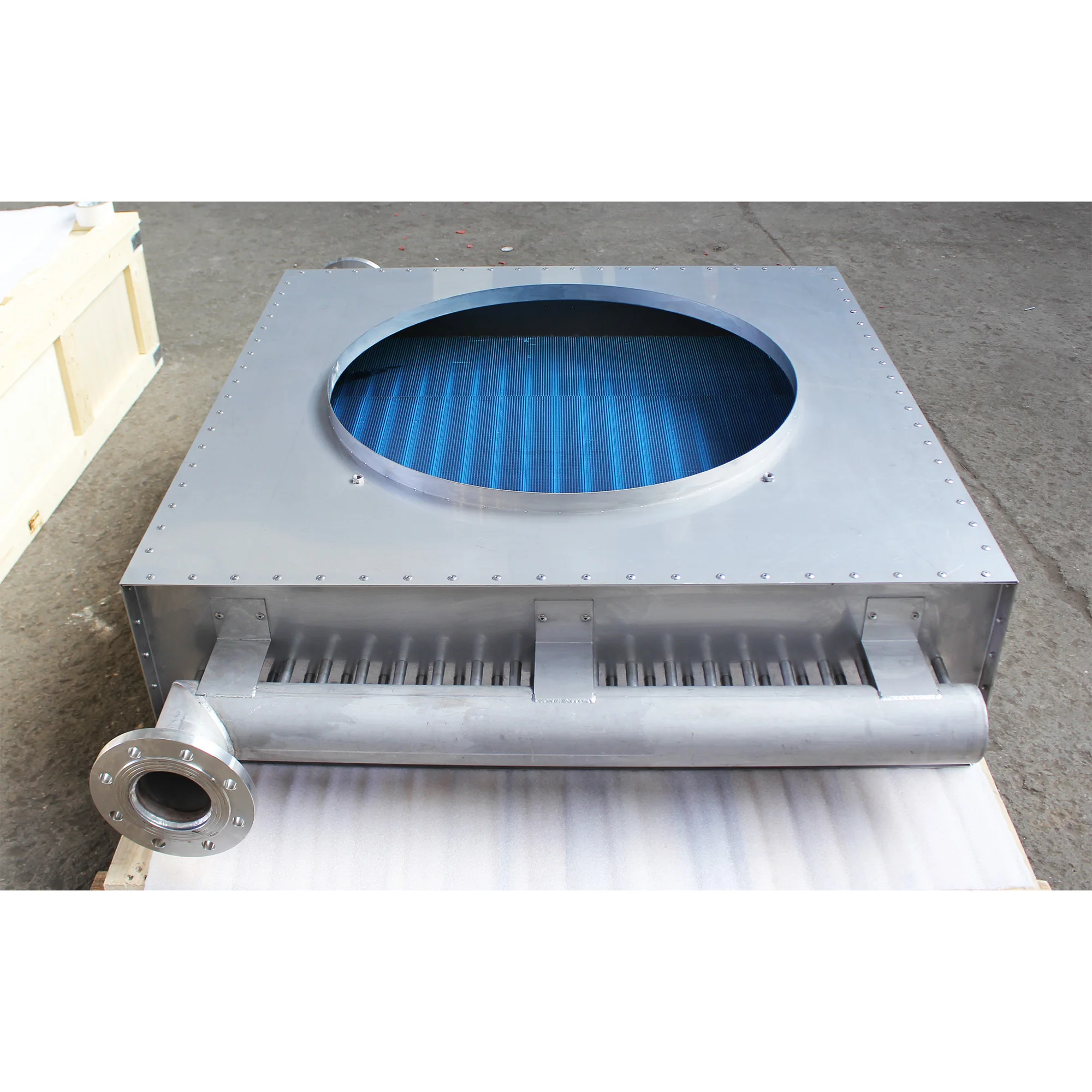 Evaporative Air Cooler Refrigeration Equipment Stainless Steel Tube Coil Heat Exchanger Condenser Evaporator
