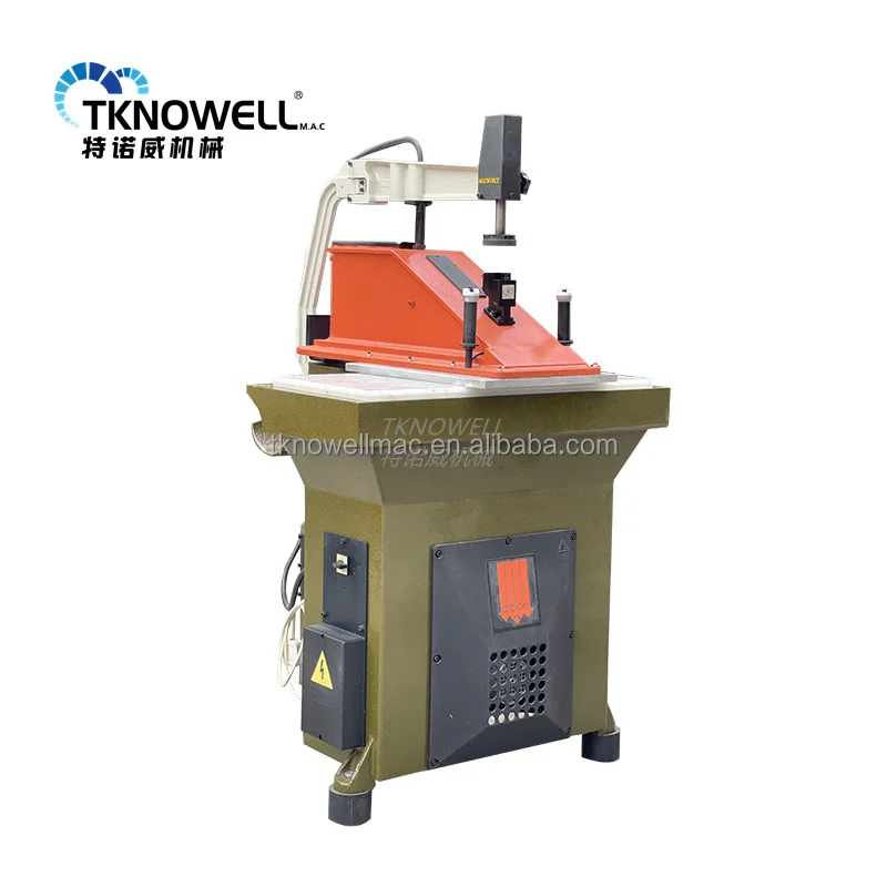 MF9.3 Used Atom Swing Arm Cutting Machine 25ton Shoe Leather Die Cutting Machine For Sale