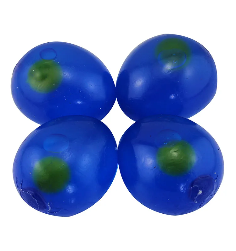 Hot Wholesale Anti-Stress Relief Funny Environmental-Friendy TPR Squishy Colorful Egg Smash Water Ball Toys