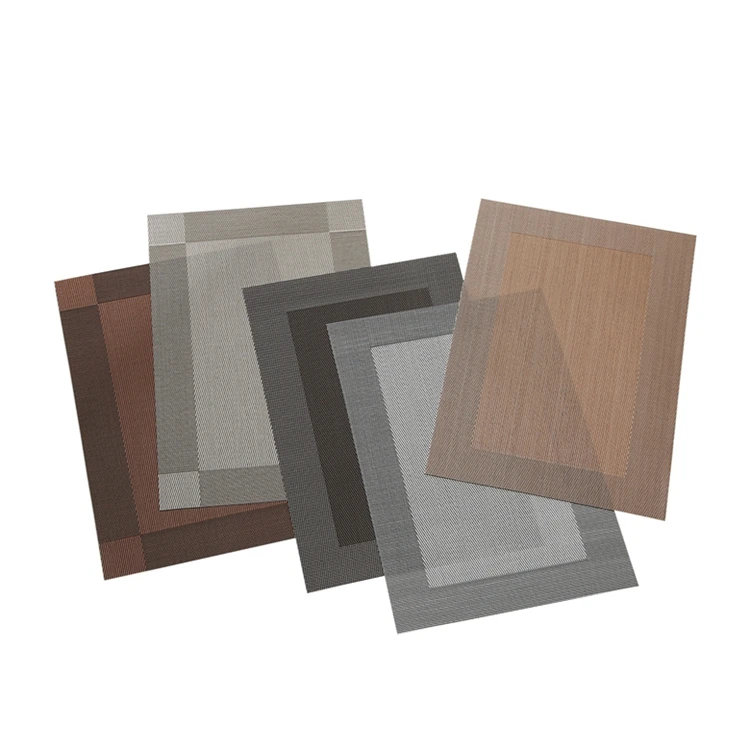 New Design Dining table woven placemats rectangular children anti scald placemats