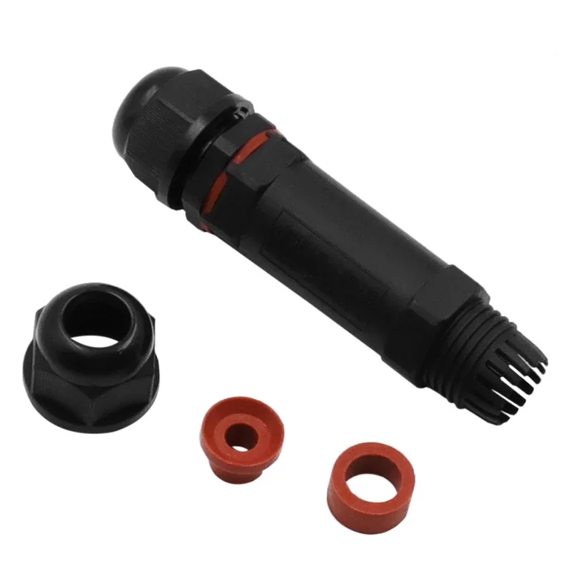 IP68 Waterproof Connector 3 Pin Electrical Terminal Adapter Wire Connector Push type connector LED Light Outdoor Connection