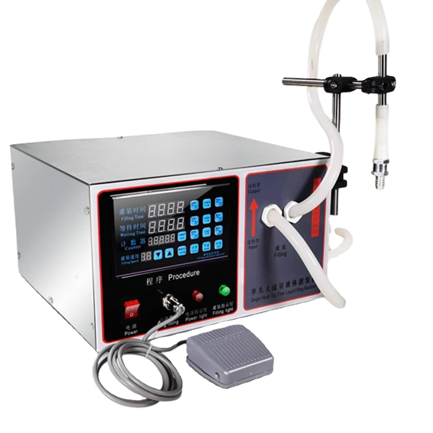 Digital GFK-680 Electric 10L large-capacity filling machine Fast bottle syrup oral liquid filling machine