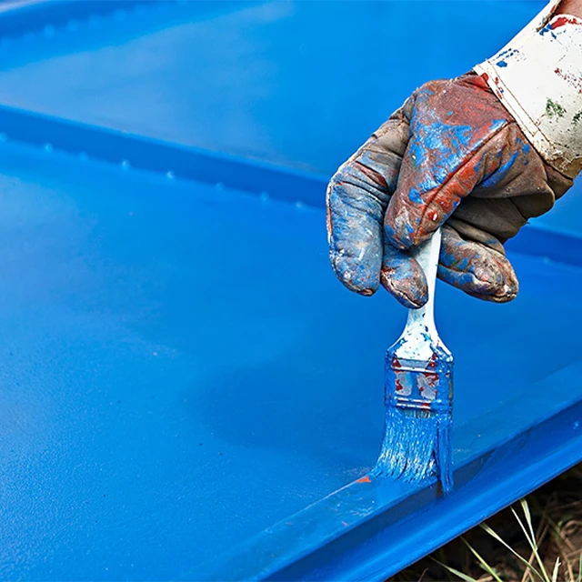 Colorful Enamel paint for roof sheets and steel/metal houses with high rust and corrosion protection