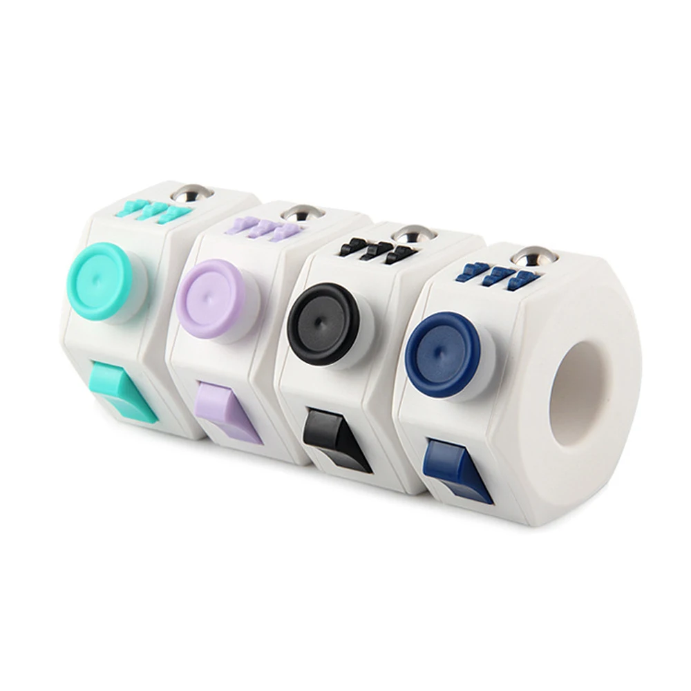 New Design! Amazing Gifts For Kids Fidget Ring Magic Fidget Cube Anxiety Stress Relief Toy
