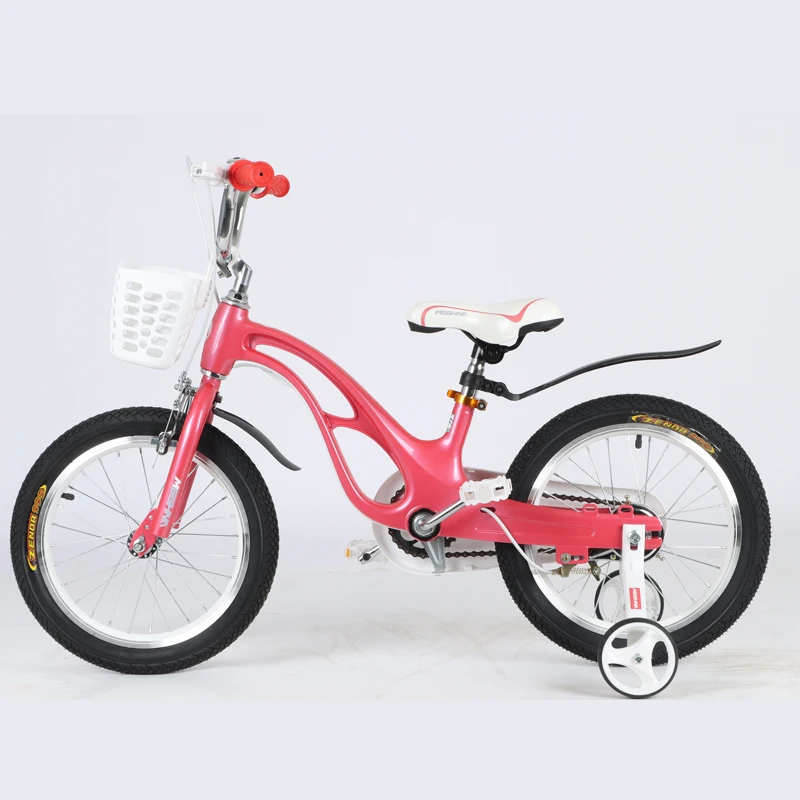 High Quality  magnesium alloy Frame Kids Girls Bike With Training Wheel  12 16 18 Inch Children Bicycle
