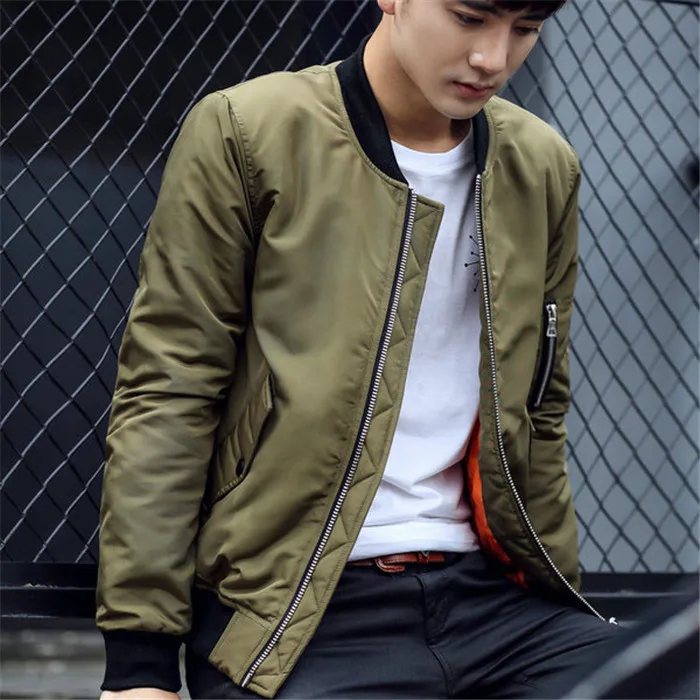 Wholesale Sportswear Baseball Jackets Windproof Coat Wholesale Teen Boy Customized Blank Flight Bomber Jacket