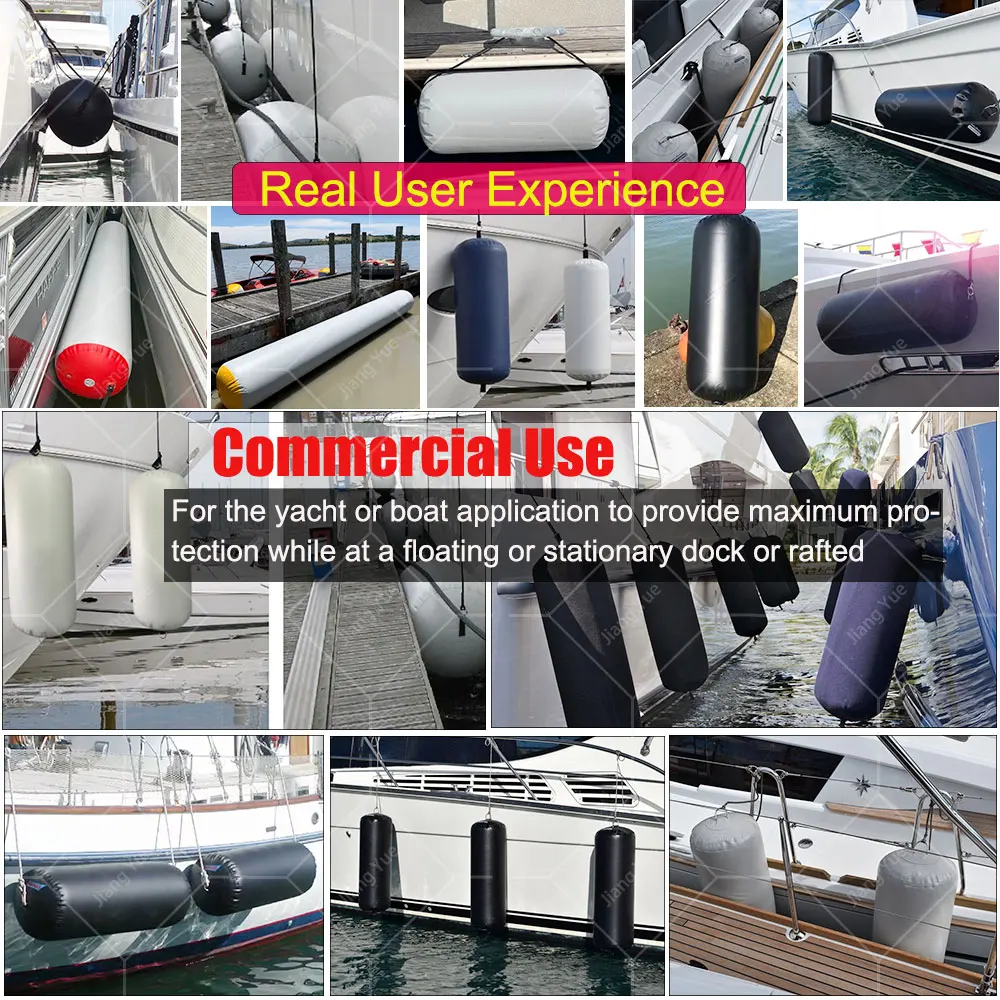 Commercial Sailboats Protection Floating Fenders Marine Inflatable Bumper Boat Fenders Tube Yacht
