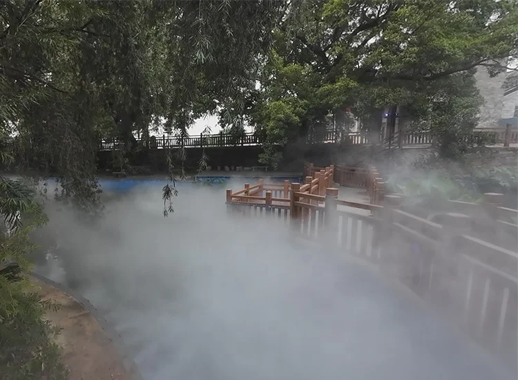 Artwatershow Free Design On/Off Led Light Pond Mist Fountain Fog Fountain Nozzle