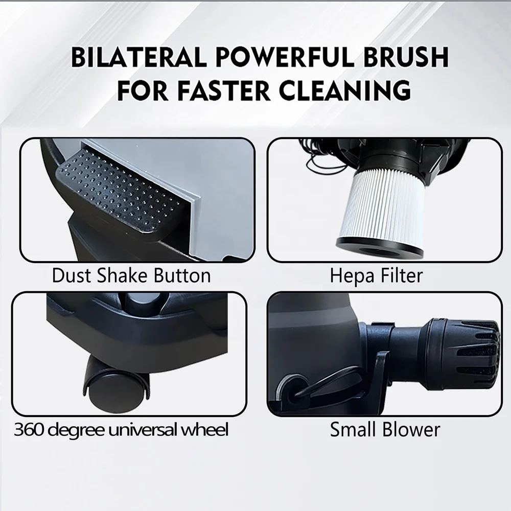 MLEE-25L Hotel Home Office Cleaning Machine 25 Liters Electric Wet Dry Vacuum Cleaner Machine