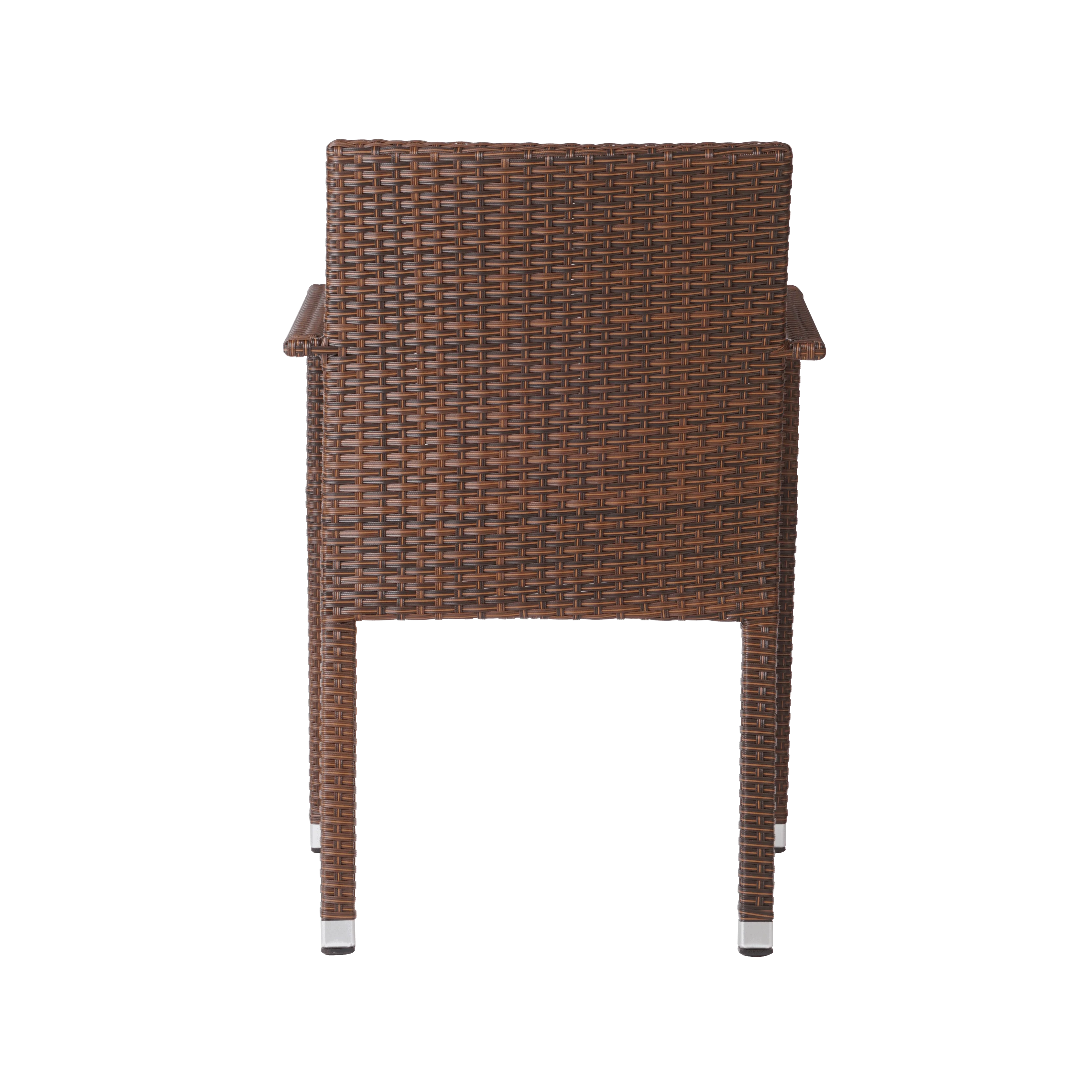 Modern Design Rattan Plastic Chair Outdoor Garden Restaurant Kitchen Home Furniture or Villa Dining Chair