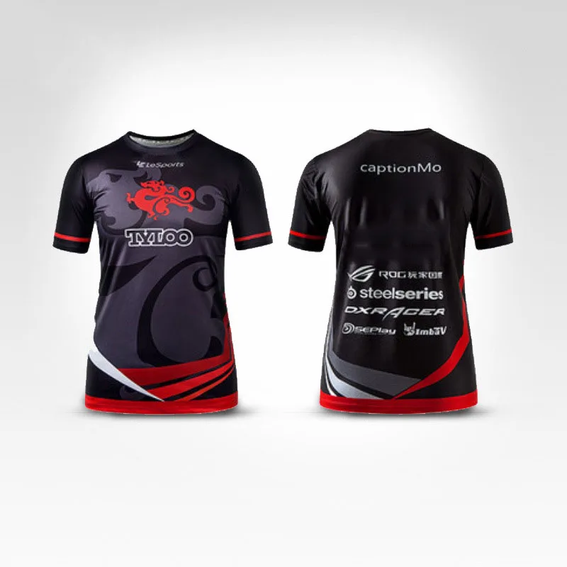 2021Custom Team Logo Printing Esport Jersey Custom Esports Jersey Gaming Jersey Team Shirt