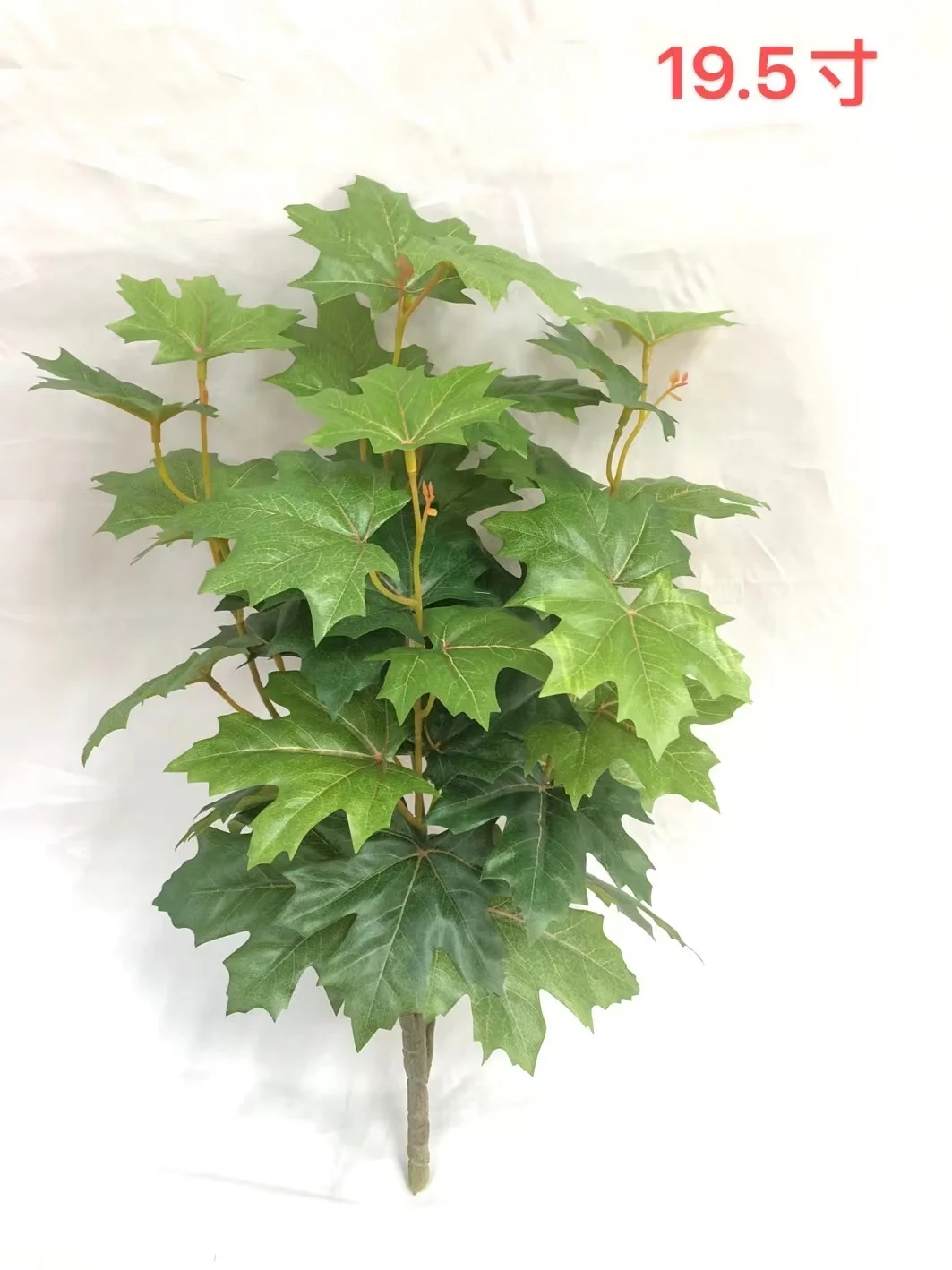 Hot Selling Decorative Plant Silk Fabric Maple Autumn Artificial Maple Leaves