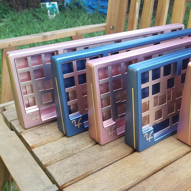 CNC polycarbon keyboard metal keycaps CNC machining aluminum 6063 anodize/E-coating/logo engraving