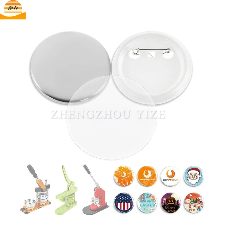 Pin Badge Maker snap button hand press attaching machine Metal Button Badge Making Machine