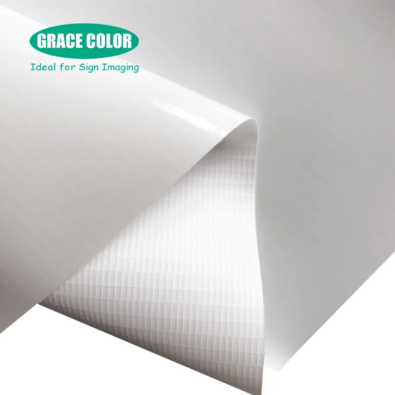 IN STOCK 11oz 3.20m*50m GLOSSY FRONTLIT PVC FLEX BANNER