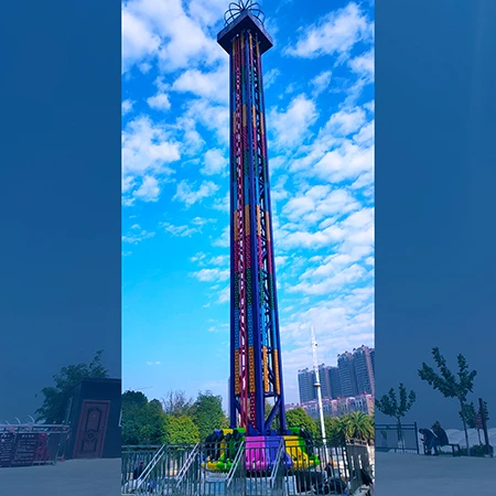 Park Plannning Ride & Attraction Carousel Gyro Twister Mini Amusement Park Equipment Free Fall Ride Drop Tower For Sale