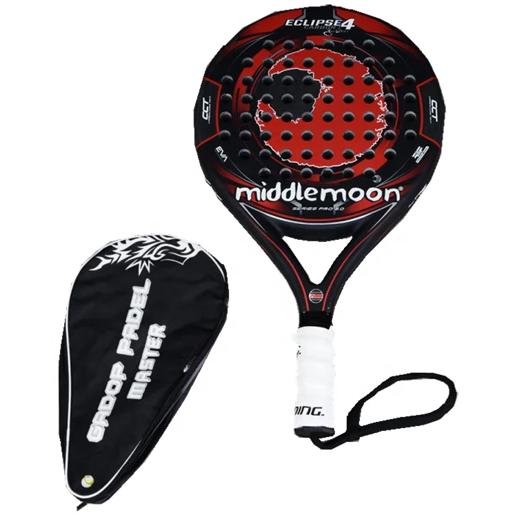 Profesional Customized Design Lightweight Carbon Fiber Beach Tennis Racket Tennis Padel Racket