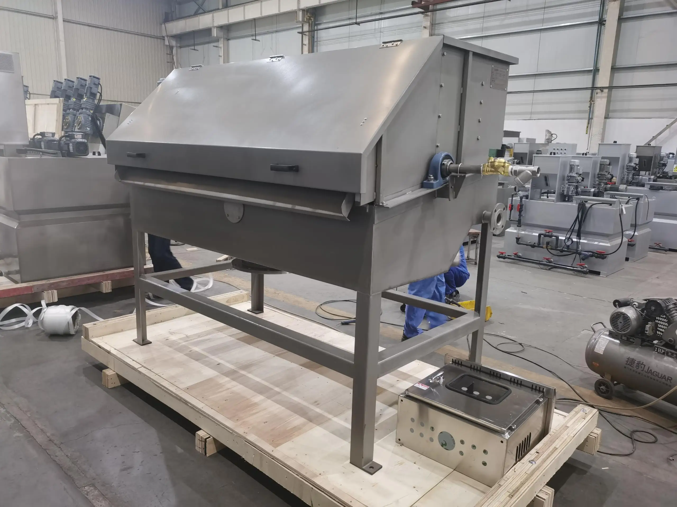 Wastewater Treatment Plant Bar Screen Rotary Drum Filter