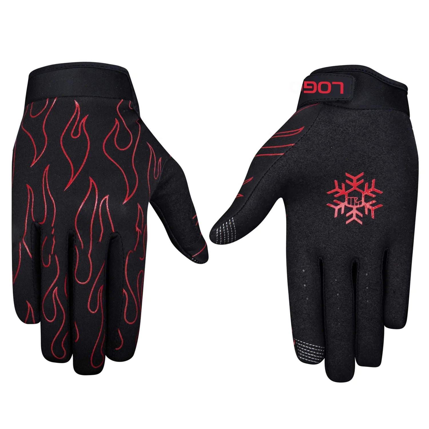 Factory Applies All Seasons Touch screen mtb gloves Full Finger  Protection Non-Slip Motorcycle Racing Gloves