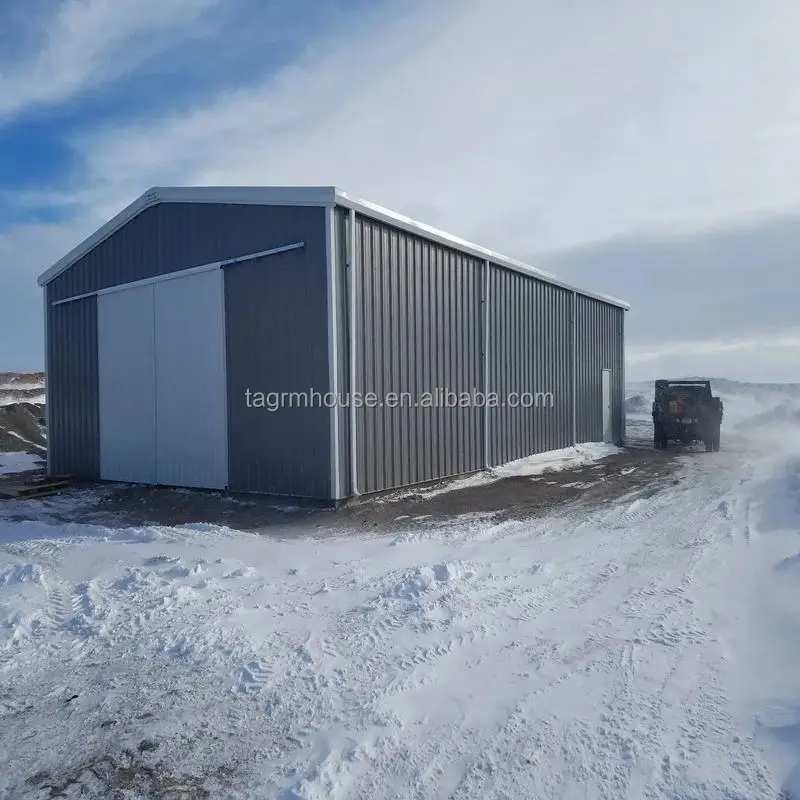 Commercial Steel building Warehouses metal shipping container A Frame Roof Modular Warehouse Storage Shed Prefab House